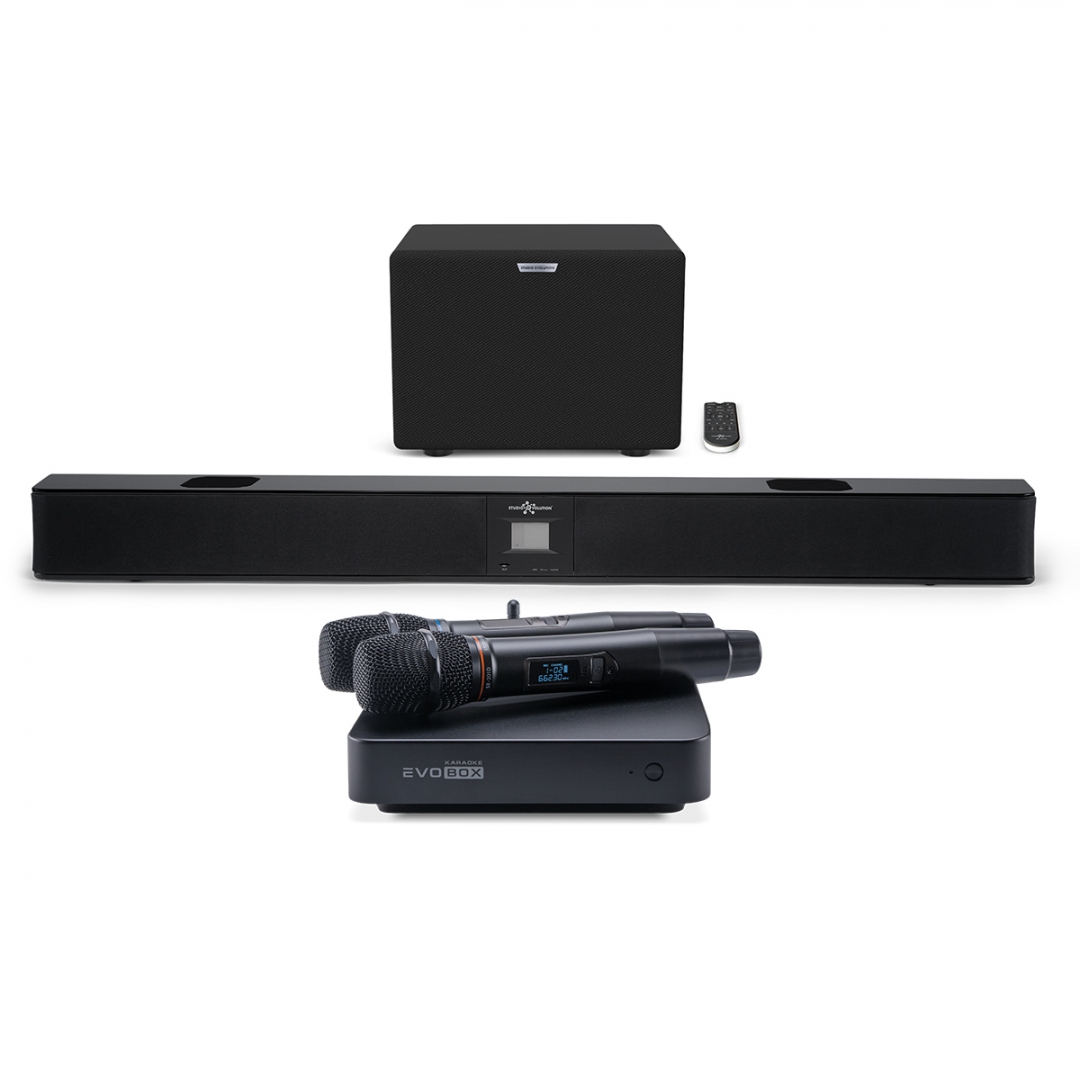 караоке-комплект EVOBOX Plus + EvoSound Bar (саундбар с караоке) в Артеме