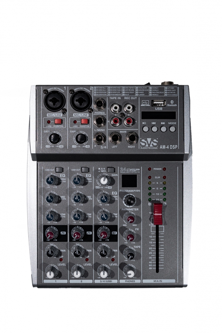 SVS Audiotechnik mixers AM-4 DSP Аналоговый микшерный пульт, 4-канала в Артеме