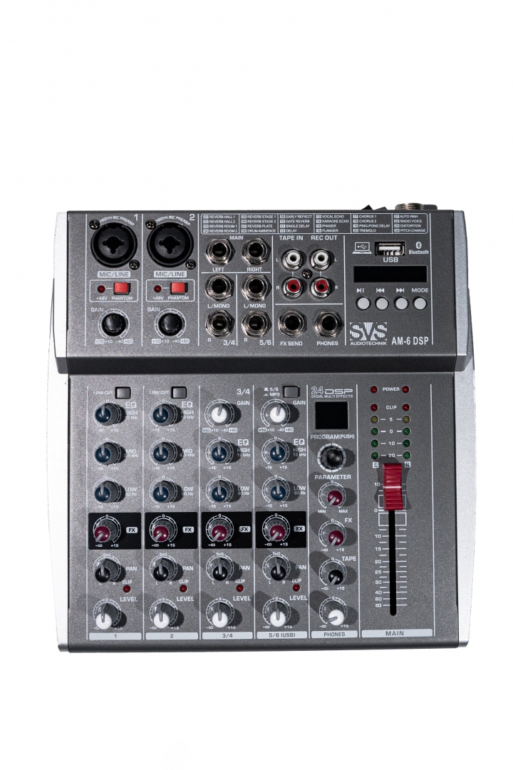 SVS Audiotechnik mixers AM-6 DSP Микшерный пульт аналоговый, 6-канальный SVS Audiotechnik mixers в Артеме