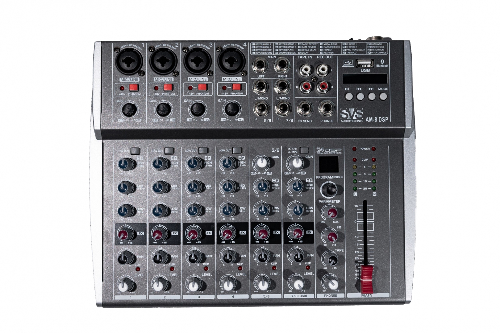 SVS Audiotechnik mixers AM-8 DSP Микшерный пульт аналоговый, 8-канальный в Артеме